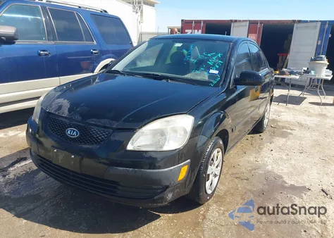 2009 Kia Rio Lx z USA, uszkodzony, nr VIN KNADE223696583879